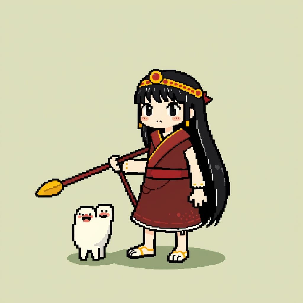 Abstract Tribal Pattern Unfolds in Harmony