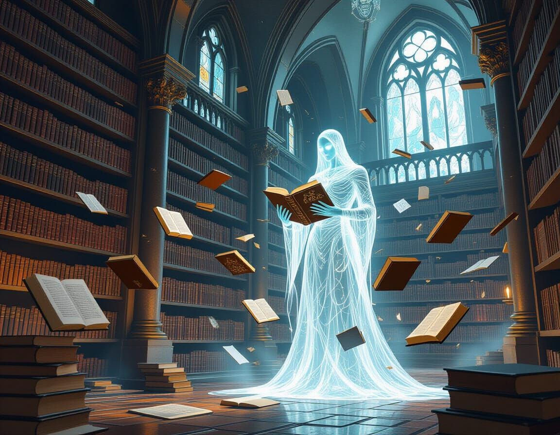 Spectral Librarian in Cosmic Gothic Library