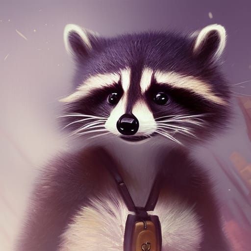 Soldier Raccoon