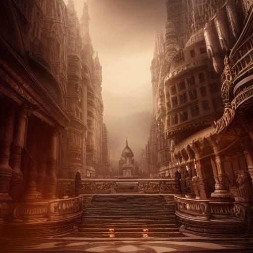 Epic Autocorrect in a Digital Matte Painting