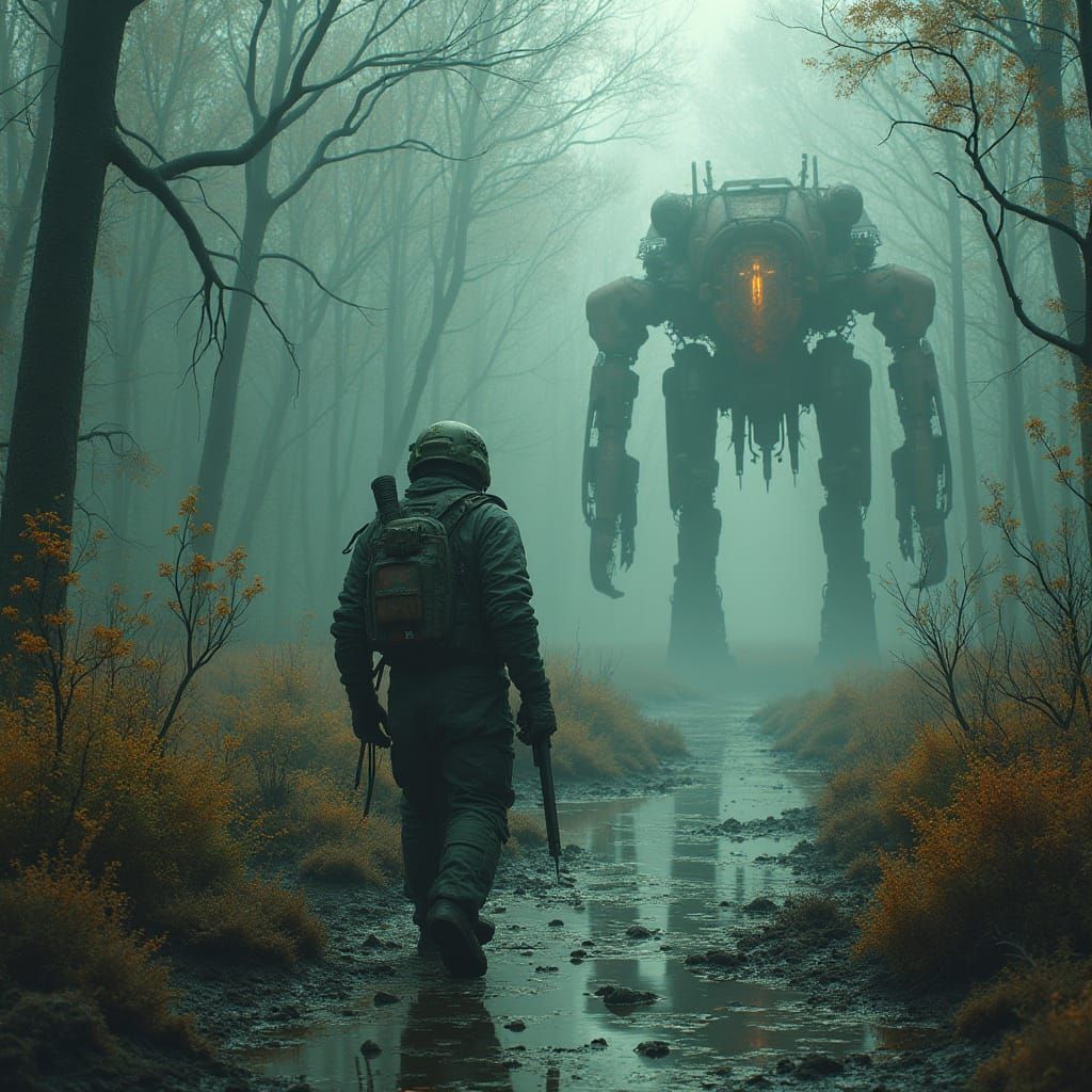 Desolate Swamp: A STALKER's Journey in Gritty Realism