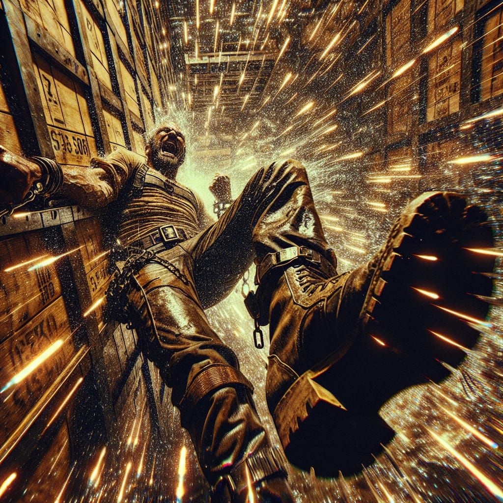 Tortured Sky Nomad in Hypermaximalist Noir