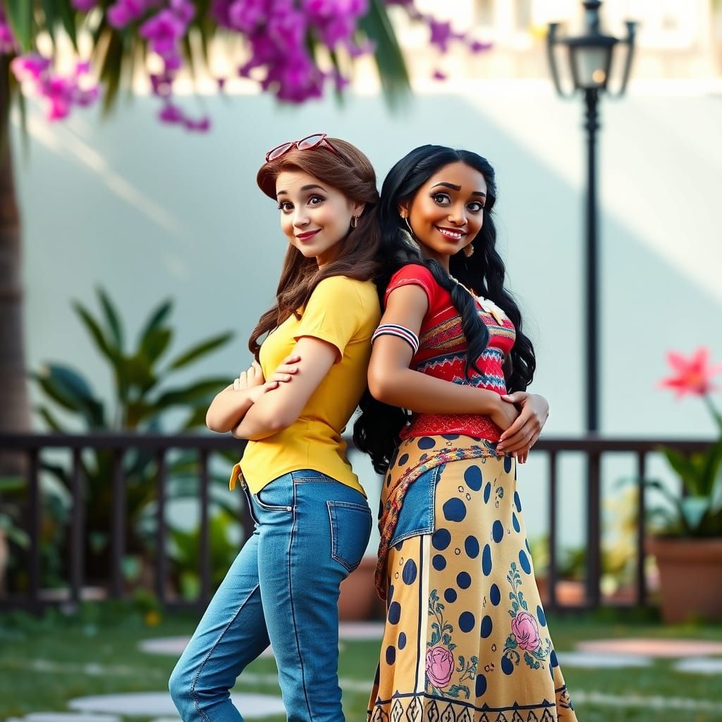 Disney Princesses Unite in Whimsical Wonderland