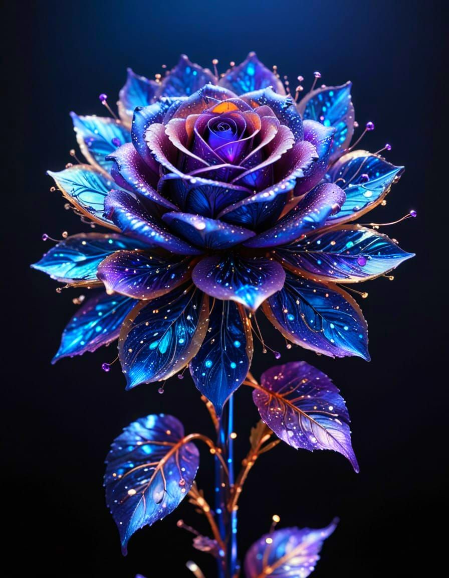 Cyber Flowers Bloom in Stunning Display of Nature Meets Tech...