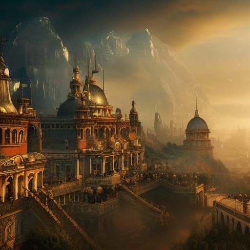 Epic Circus: A Dramatic Digital Matte Painting
