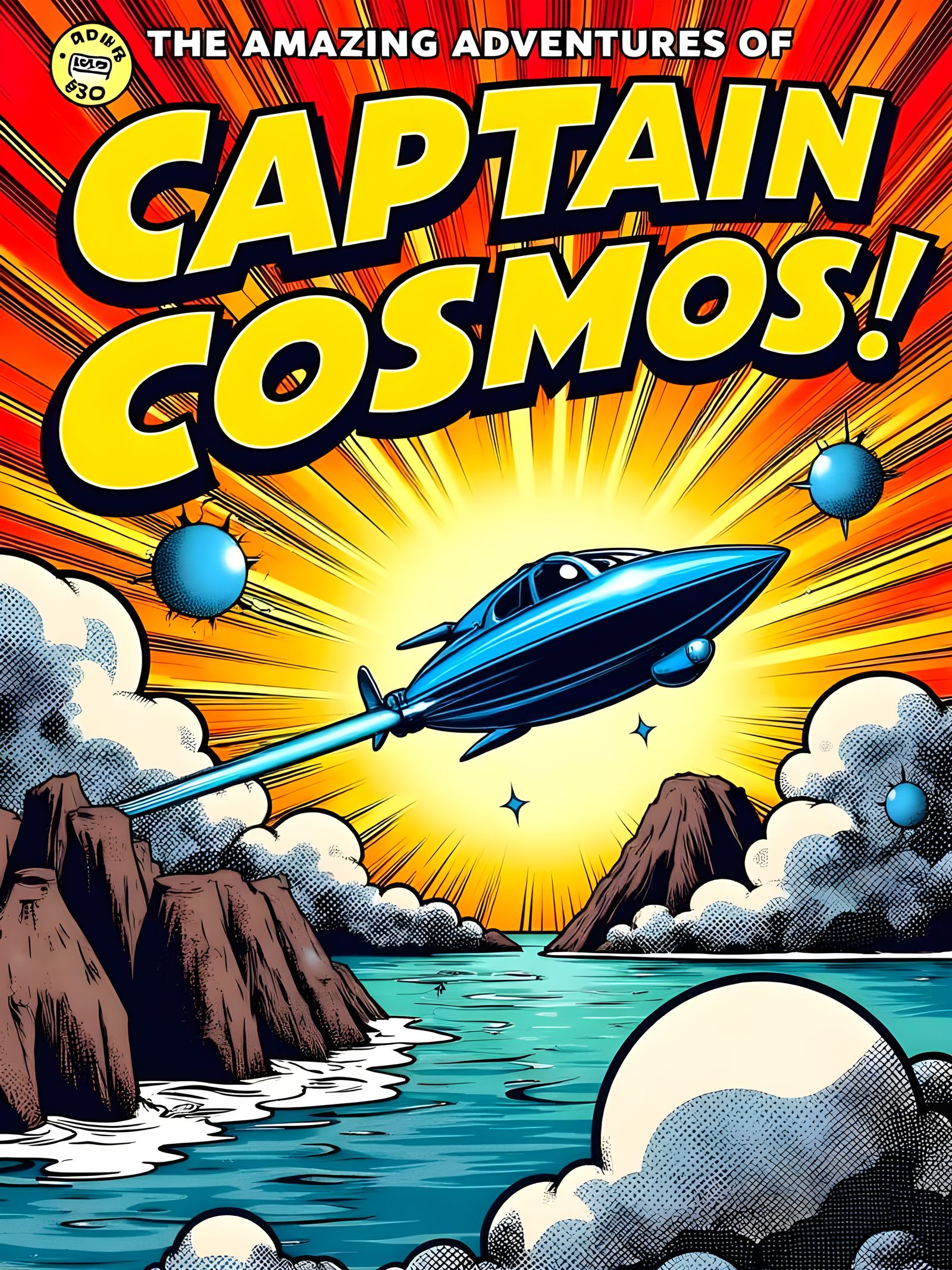 Captain Cosmos: 1950s Comic Cover Art