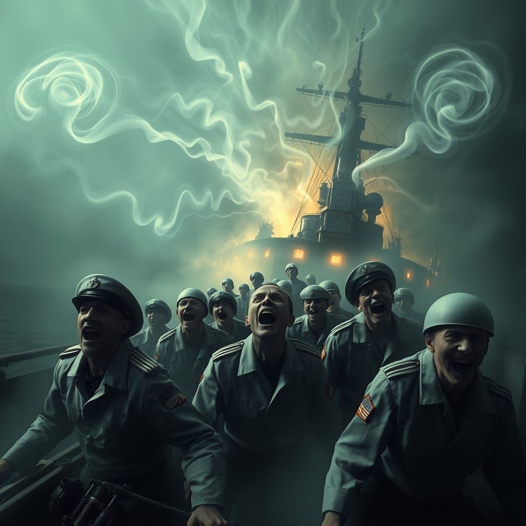 Philidelphia Experiment killed its crew with SCALAR. Horribl...