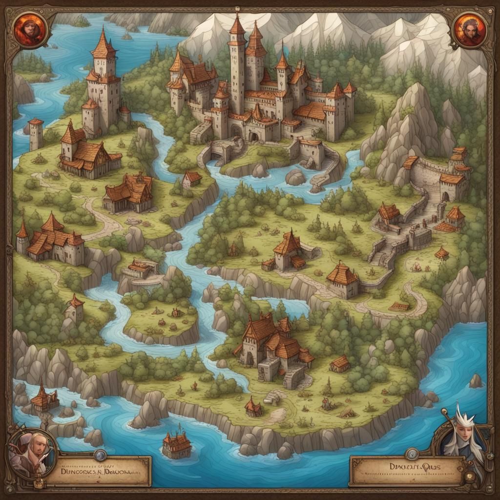 Dungeons and Dragons Map Comes to Life