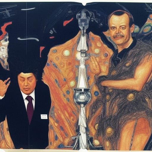 Andrpov and Chernenko Sing Italo Disco at San Remo