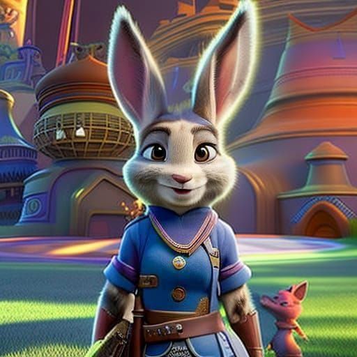 Judy Hopps Samurai of Zootopia
