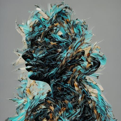 Adorable Chibi Leopard Portrait in Splash Art Style