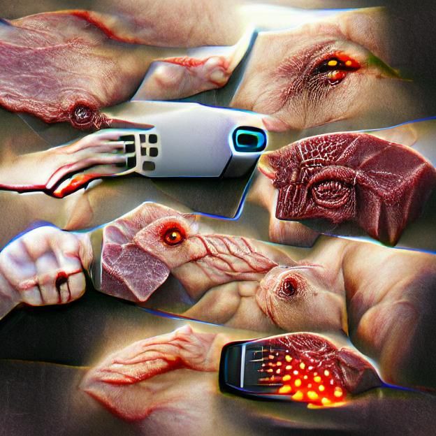 Flesh-Eating Technologies: An AI Interpretation