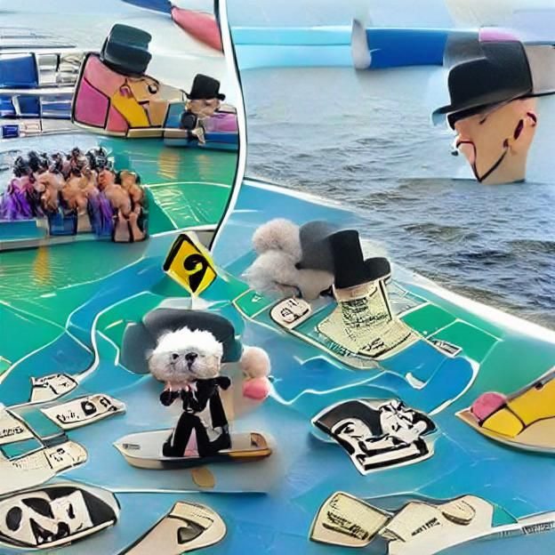 Mr. Monopoly Cruise to Poodle Island