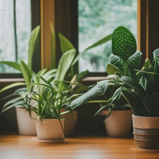 Lush Indoor Plant Room: Professional Photography