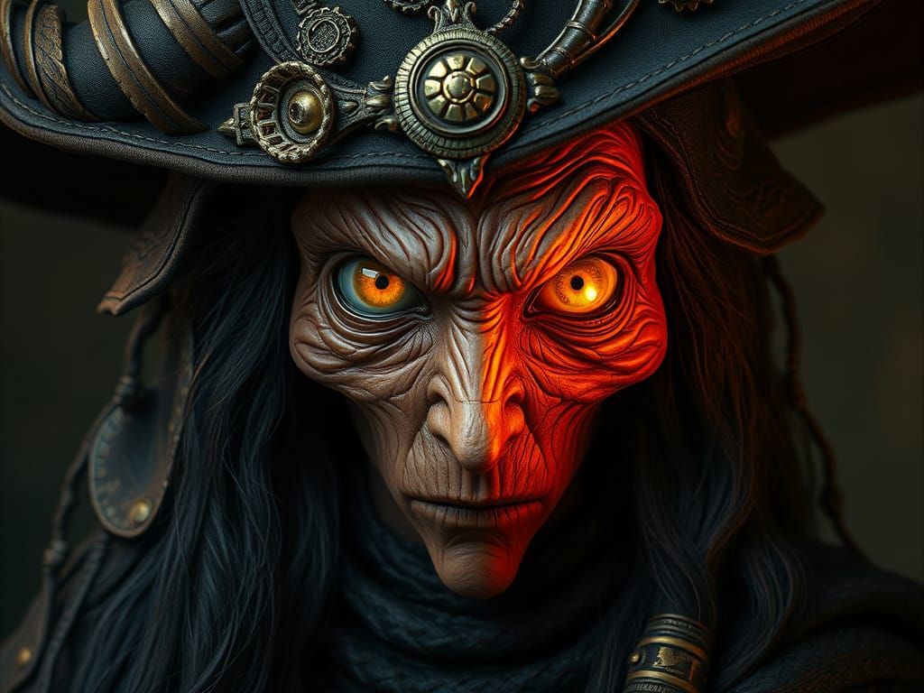 Shabby Chic Steampunk Witch