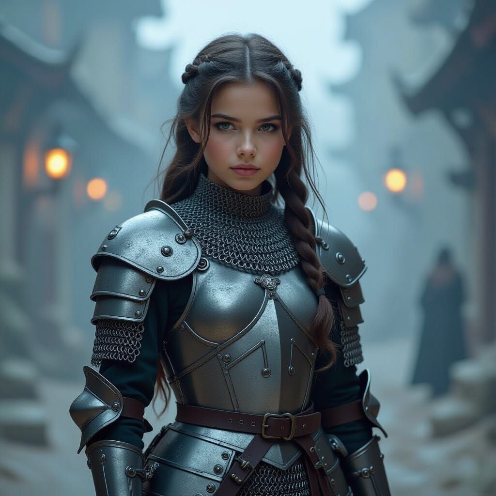 A Warrior Lady, hers is all the logistic and a defence of a castle