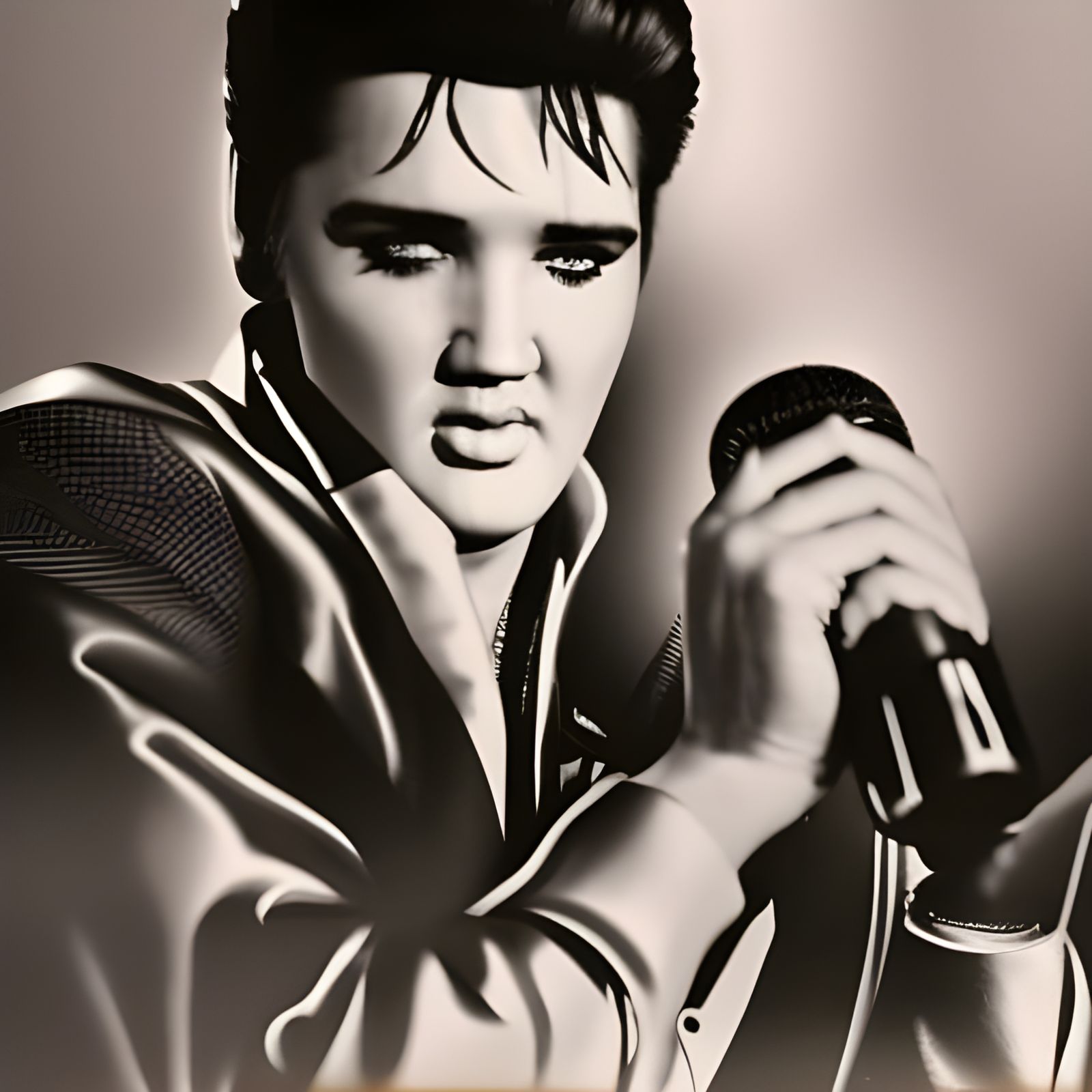 Elvis Presley in Heavenly Light