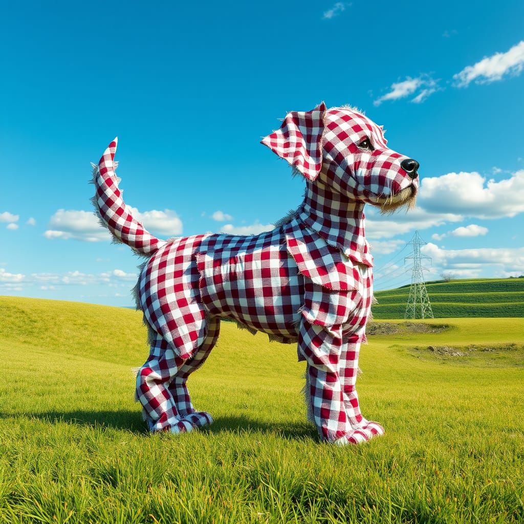 Gingham dog