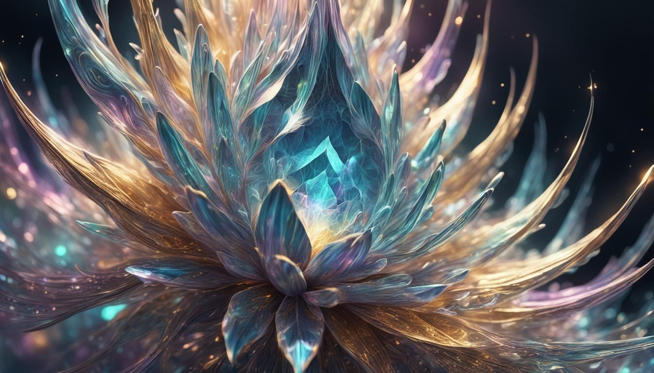 Ethereal Crystalline Entity of Light and Thought