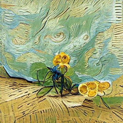 Impressionistic Scene in Van Gogh Style