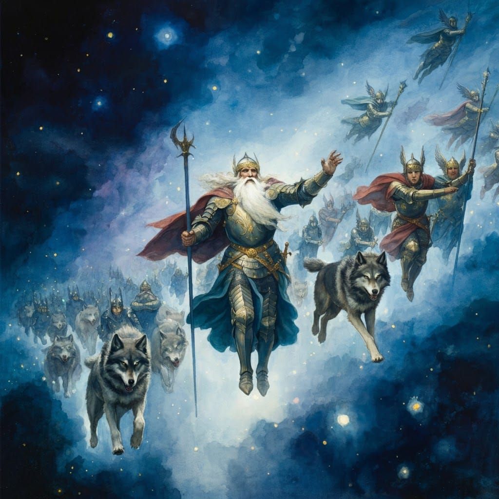 Baroque Valkyries Lead the Wild Hunt