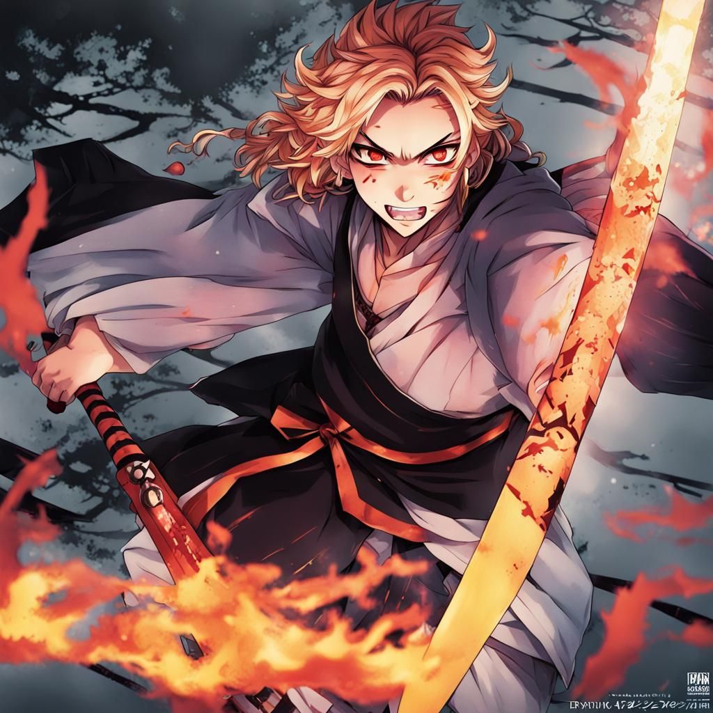 Demon Slayer Anime Key Visual Art