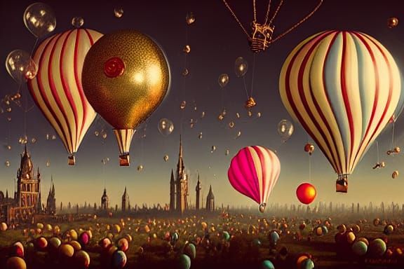 Surreal Rococo Gothic Circus Dreamscape