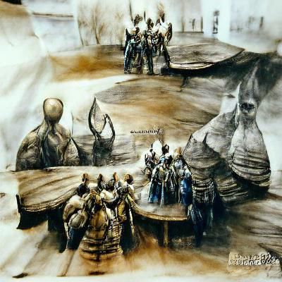 Ashkhans Meeting: Morrowind Concept Art