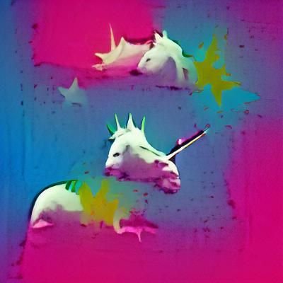 Unicorn in Pop Art Style
