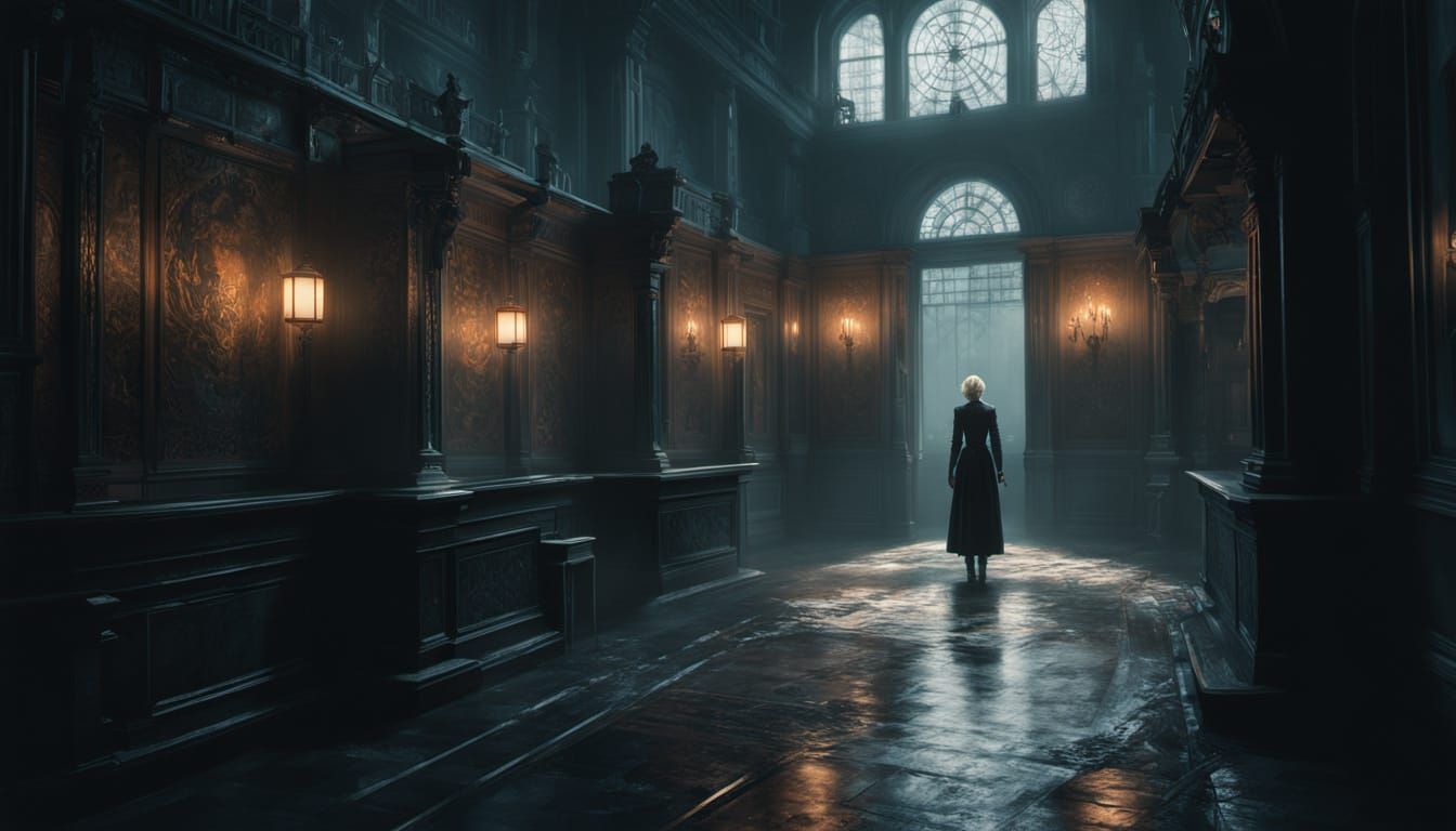 Pinhead in Moody, Hyperrealistic Portrait