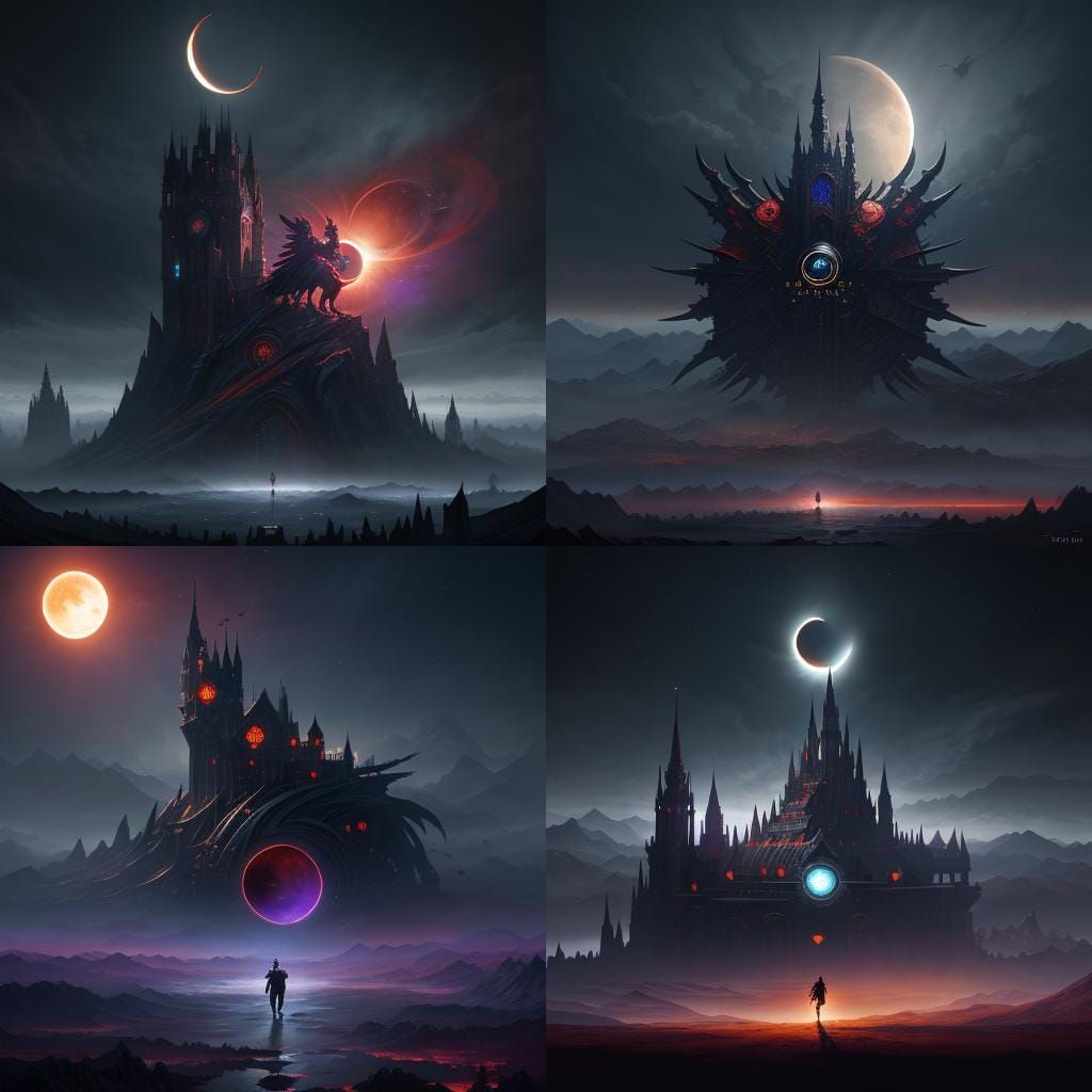 Total Eclipse of the Heart: Detailed Matte Painting