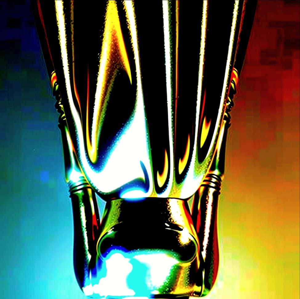 Mysterious Figure in Dreamlike Surrealist Landscape