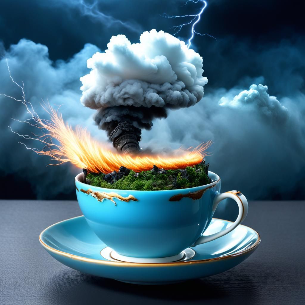hurricane, tornado in my teacup!!