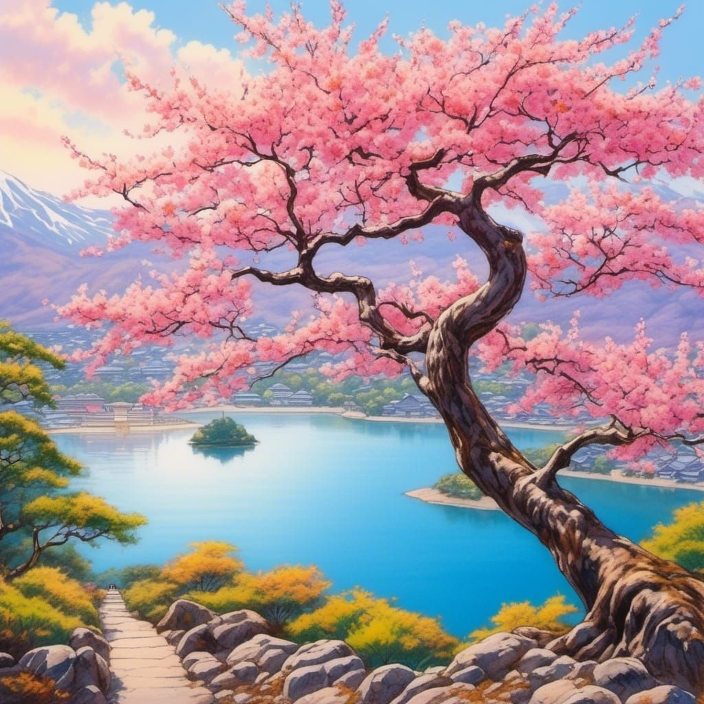 Sakura tree.