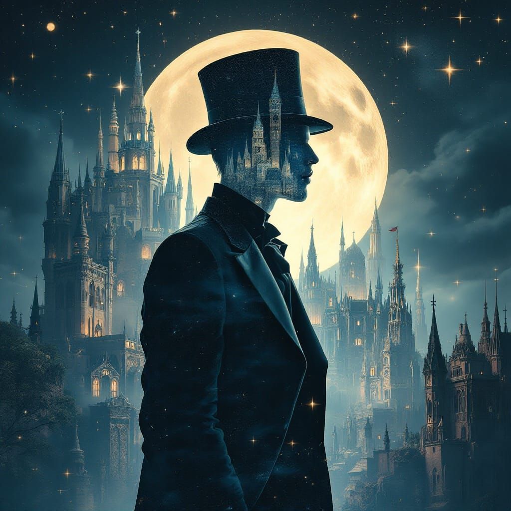 Man Reveals Dream City Through Transparent Face