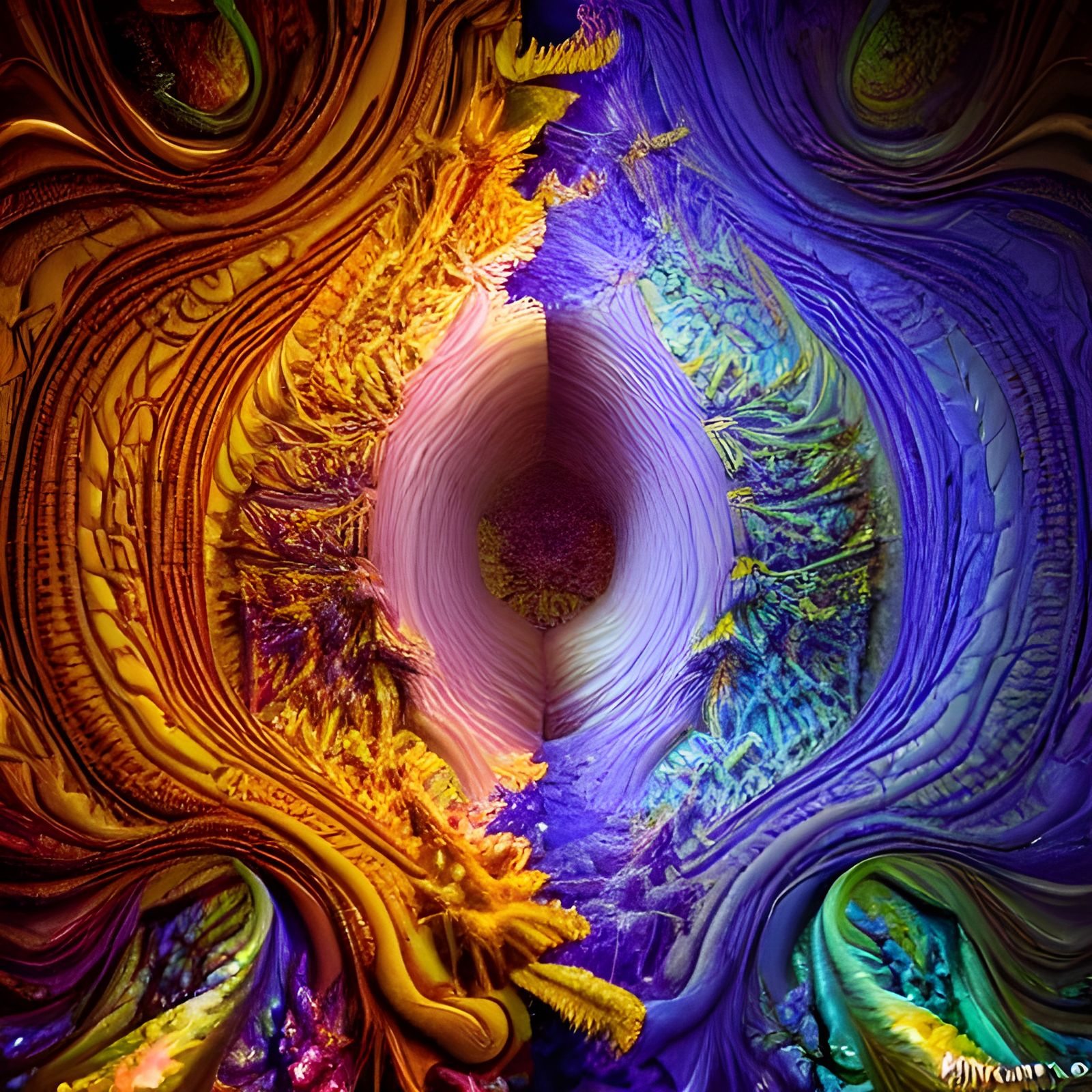 Nova Fractals: Iridescent 3D Sculptures in Liminal Space