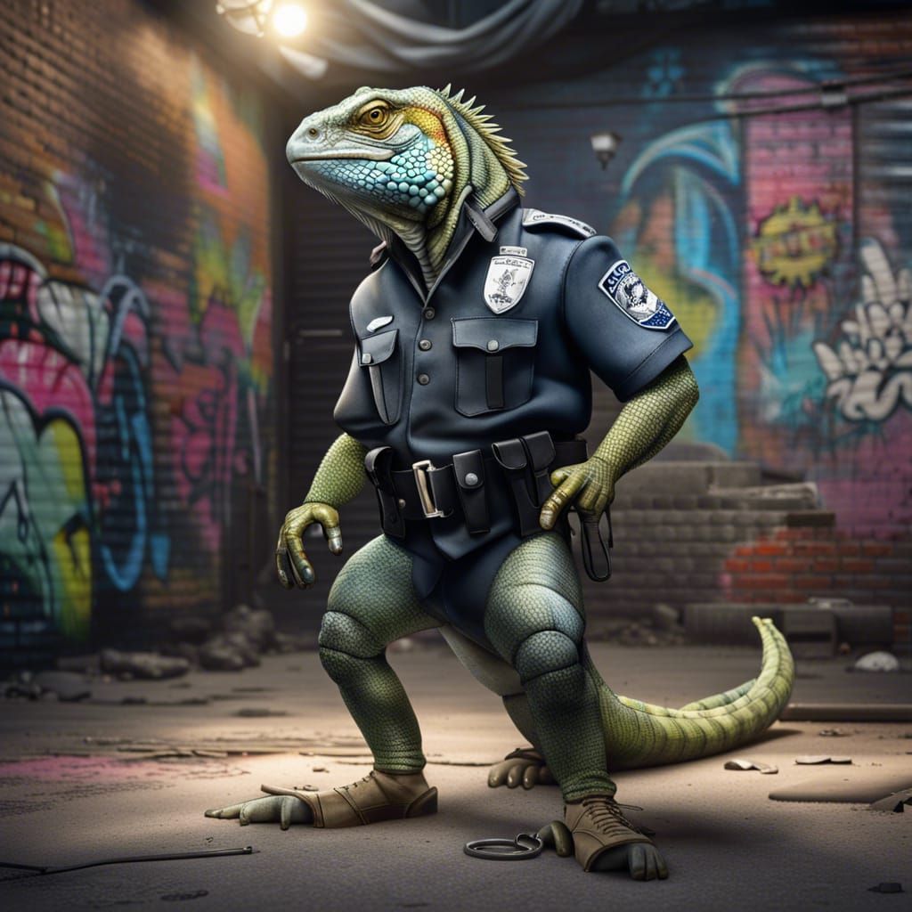 Police Lizard