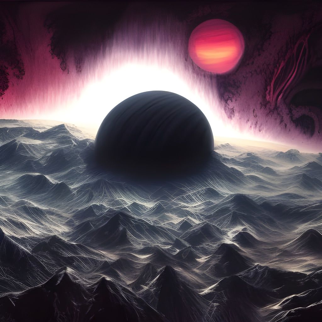 Creepy Realistic Planet Seen From Space in Vivid Colors