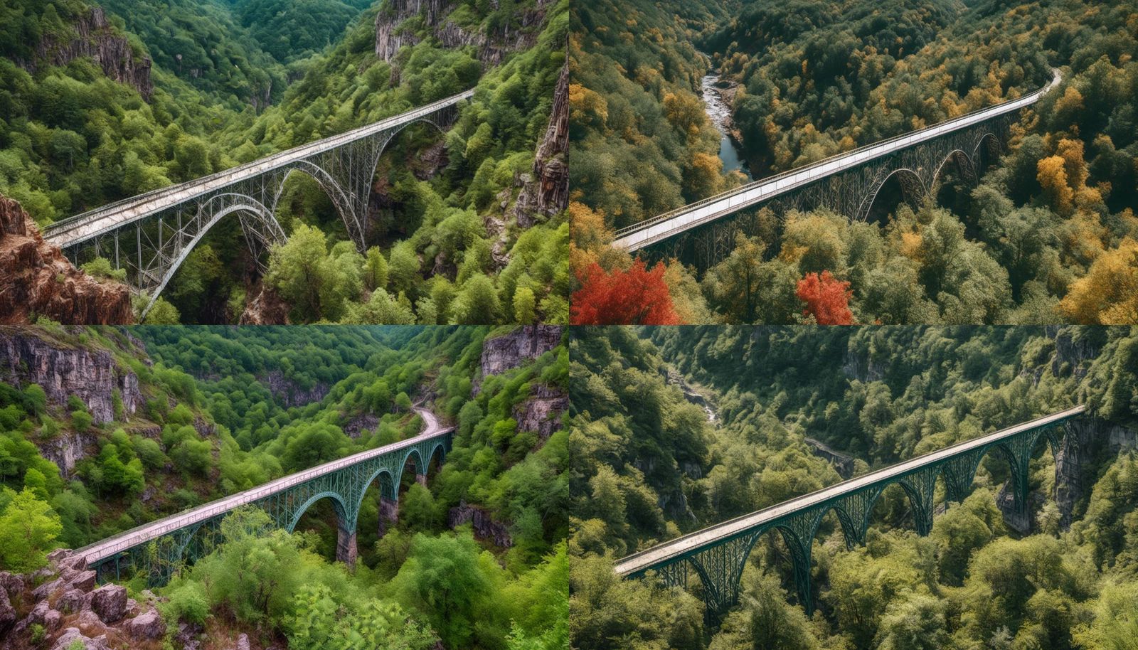 Macabre Bridge Over Green Valley Gorge