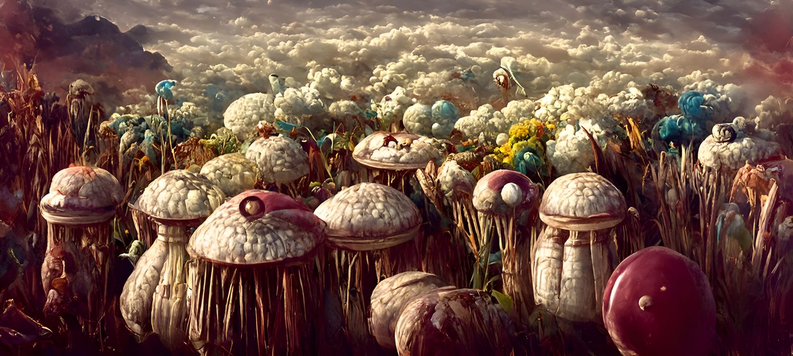 Mushroom Planet: Fantastical Realism in Digital Art