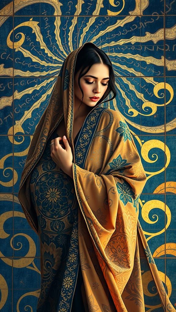 Ethereal Goddess of Ottoman Dreamscape