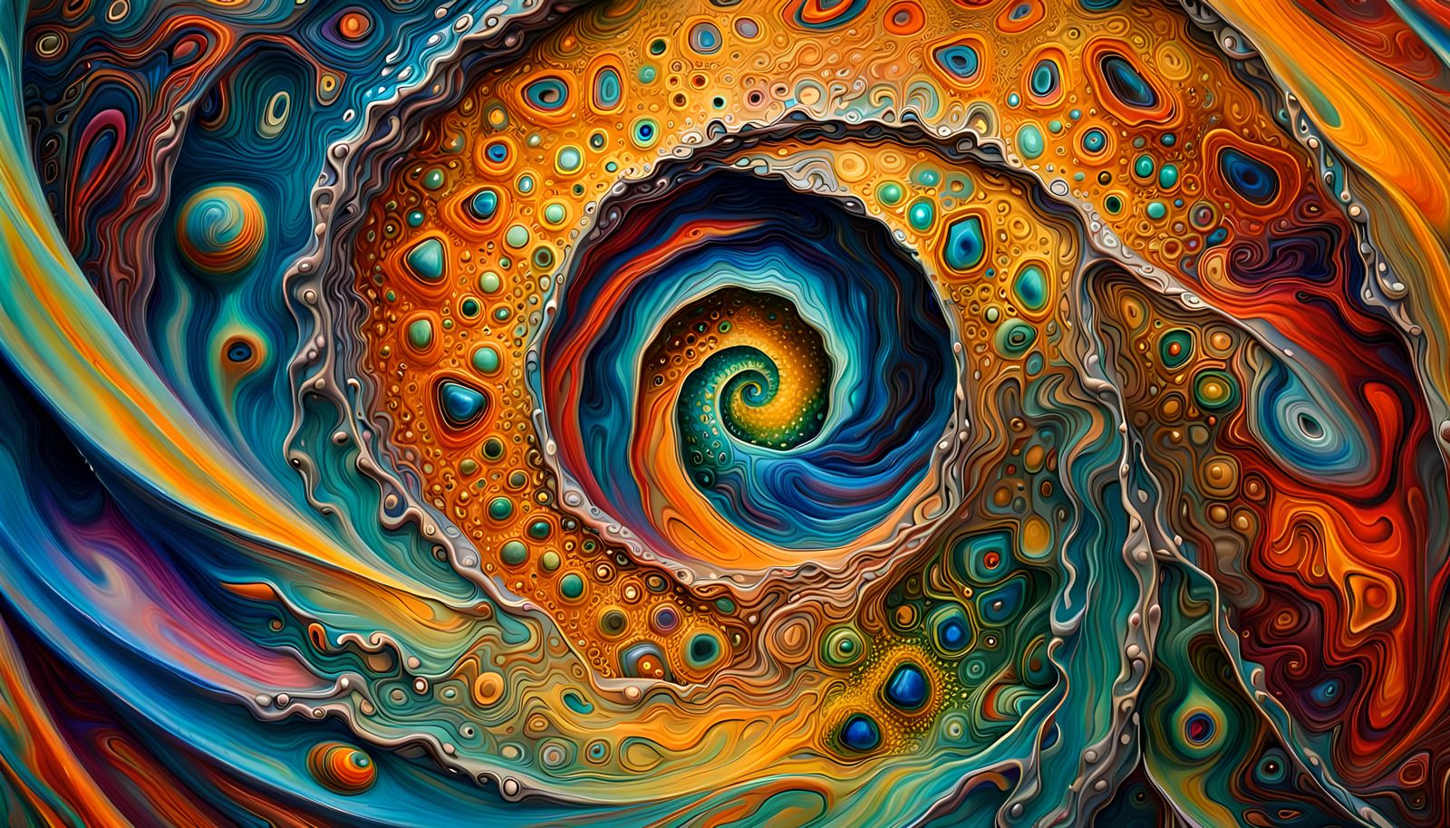 Swirling Gateway to Another Dimension