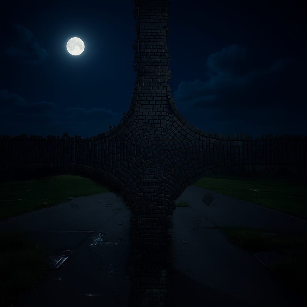 Snowy Cobblestone Battle Map for Wargaming