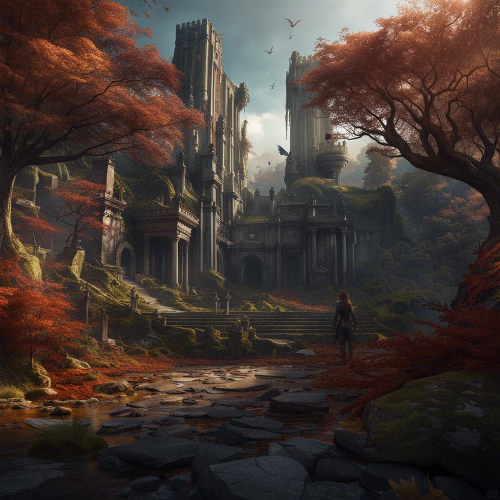 Detailed Matte Painting of The Hunger Games