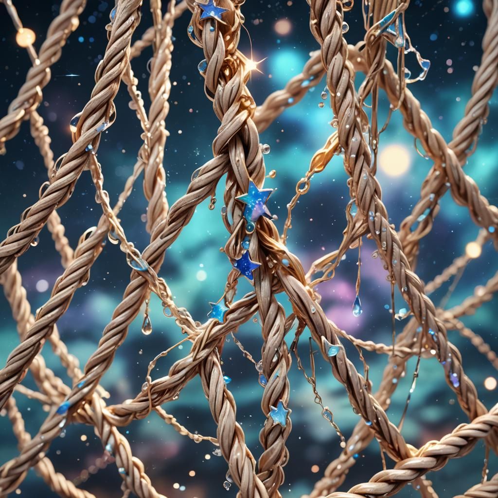 Emotional Stars and Breaking Rope: 3D Anime Art