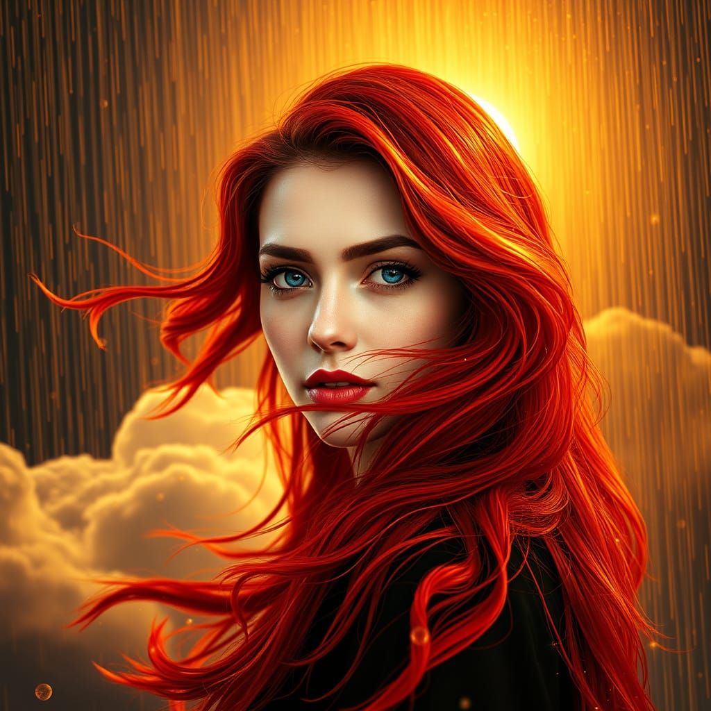 photorealistic portrait  of woman