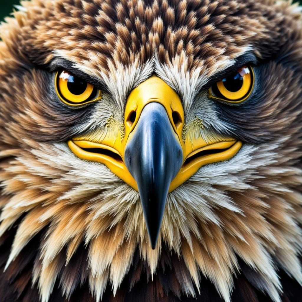 Eagle in Flight: Extreme Close-Up