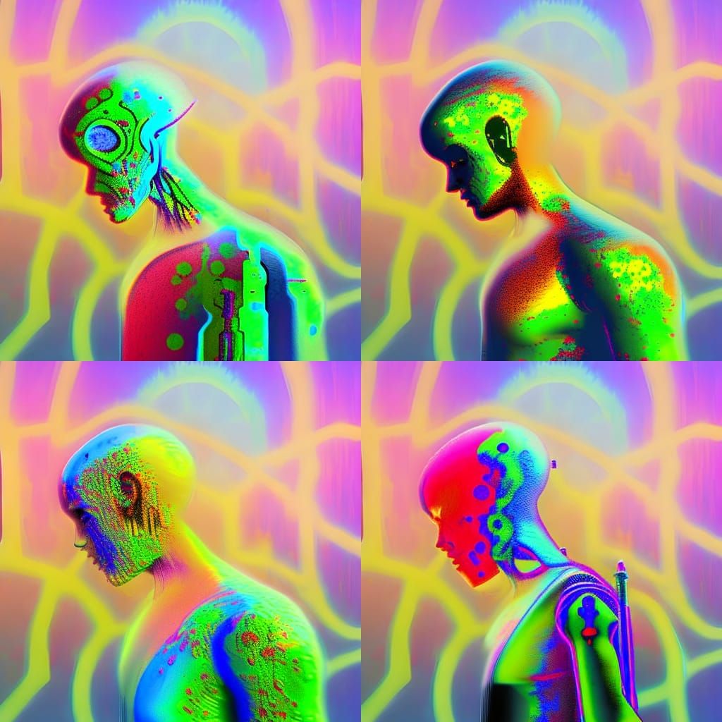 AI Robot Apocalypse: Dystopian Hyperrealism