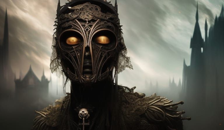 Grotesque Human Interior as Dark Fantasy Concept Art