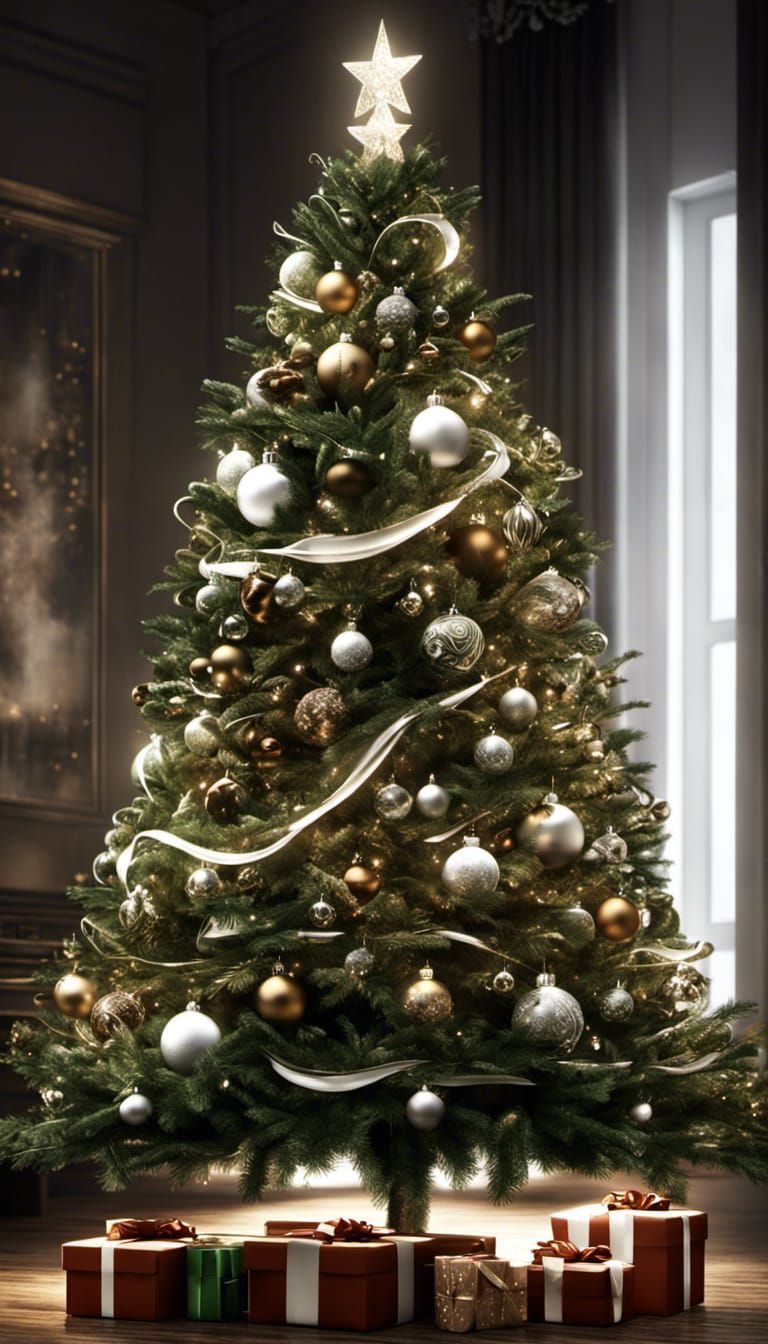 Photorealistic Christmas Tree in High Definition